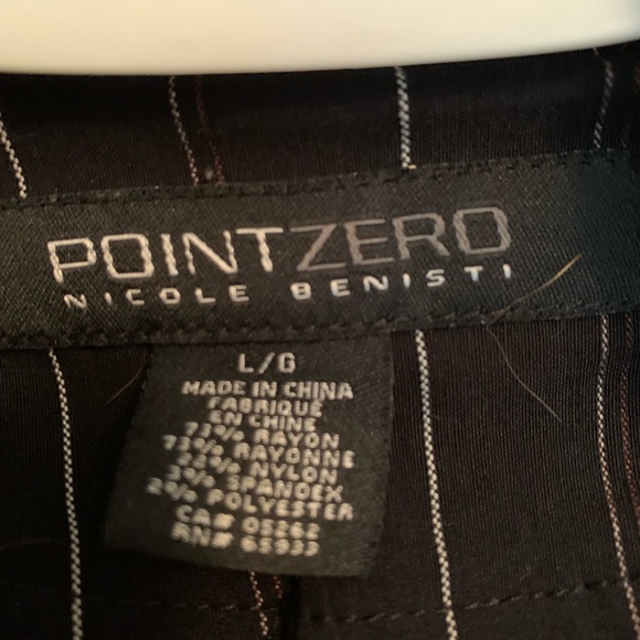 POINT ZERO by Nicole Benisti, size Large, fitted jacket - Picture 2 of 2